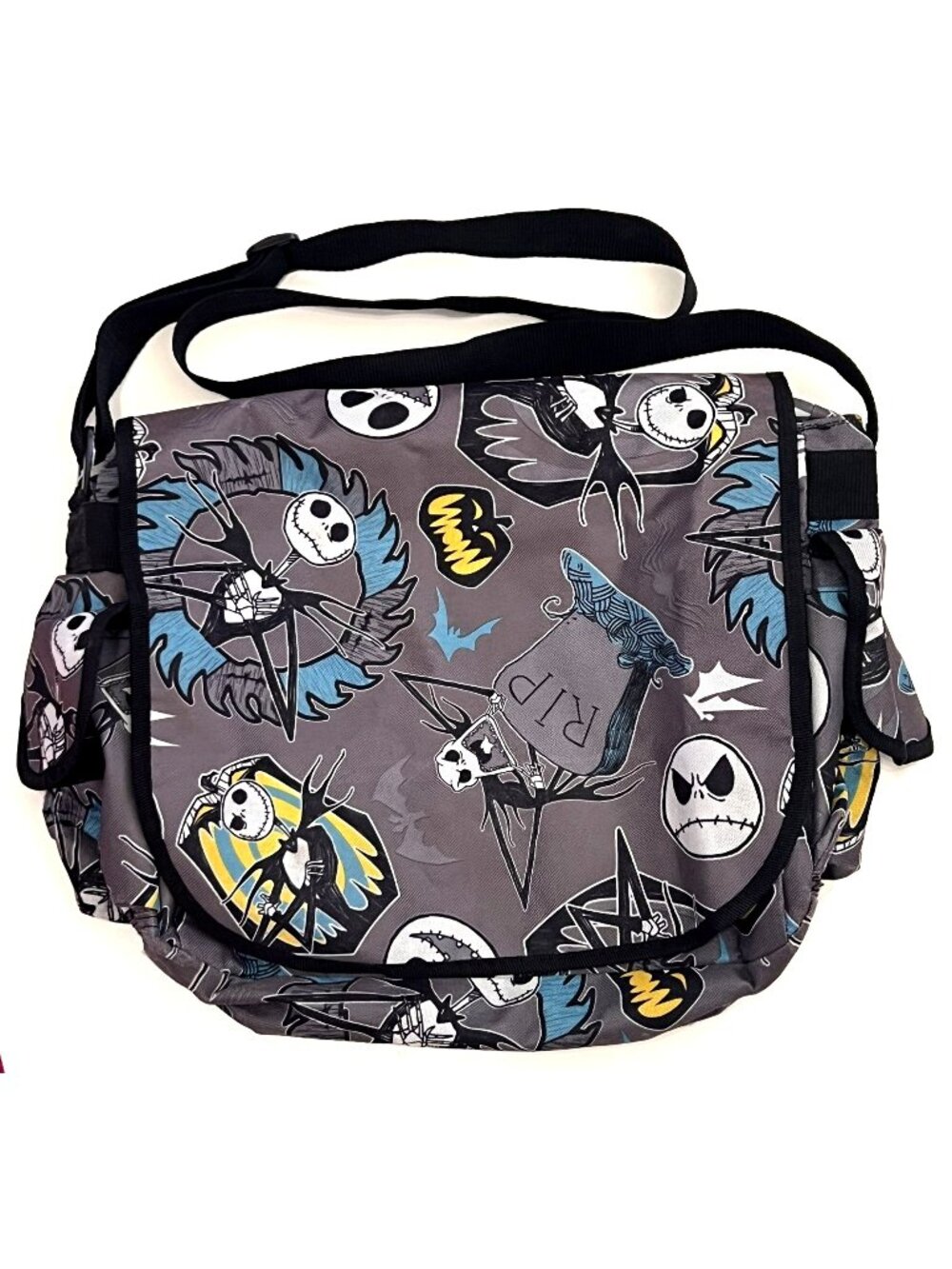 Disney Nightmare Before Christmas Jack Large Messenger Crossbody School Bag
